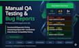 do manual QA testing and detailed bug report for your web app