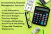 make personal budget, cost estimation, financial projections