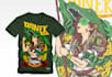 create a custom rebel illustrated t shirt design