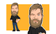 draw caricature characters, avatar cartoons, portrait