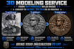 do 2d photo to 3d relief portrait model for cnc