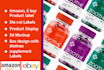 design premium product packaging and supplement labels with 3d mockups