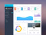 created admin dashboard html, css3 bootstrap work