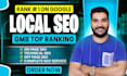 do monthly local SEO gmb ranking, GEO aeo map citations, and off page backlinks