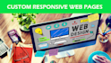 html,css custom responsive web  pages