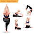 do exercise, yoga, fitness, gymnastics workout illustrations