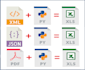 parse xml, pdf, json file to CSV in python