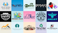 design 2 modern minimalist logo in 24 hrs