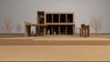 create digital maquette, 3d wooden model render for your project