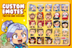 draw express custom emotes for twitch, discord, youtube