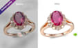 edit, clean and enhance gold , diamond luxury jewelry images
