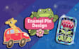 design an original enamel pin for you
