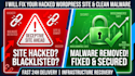 fix your hacked wordpress website and clean malware virus
