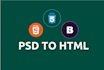 convert psd to html css responsive bootstrap