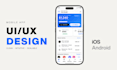 design mobile app UI UX in figma for ios and android
