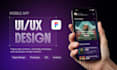 create unique mobile app ui ux design with prototyping