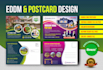 design amazing postcard design