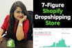 build an automated shopify dropshipping store or shopify website