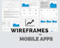 design wireframes for mobile applications and websites