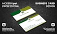 design aesthetic and professional business card
