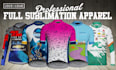 do full sublimation sportswear, polo, t shirt, jersey, hoodie, etc