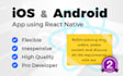 create ios and android app screens using react native