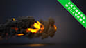 create custom fire explosion intro
