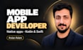 develop your native android and ios app, cross platform mobile app