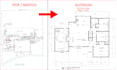 convert pdf sketch architectural drawing in autocad one day