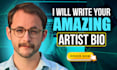 write your amazing artist bio