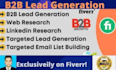 do lead generation web research data scrape  email finding