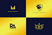 do modern custom and unique minimalist business logo design