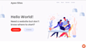 create a professional website based off your design or template