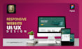 design a stunning, responsive website UI UX for your business