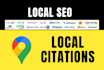 create local citations and google map citations