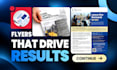 design a professional business flyer or marketing poster
