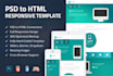 convert psd to html responsive using bootstrap