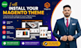 install your magento theme