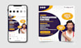 design attractive instagram posts for school, college ads