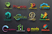 do brand identity 3d logo design with copyrights