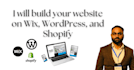 build your website on wordpress, wix, and shopify