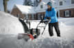 snow blowing and shoveling