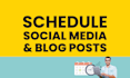 schedule social media posts