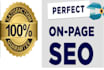 do complete on page SEO of your website