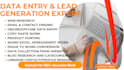 do data entry, fast retyping, lead generation and  email findings tasks