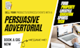write high converting advertorials for you