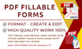 create fillable PDF forms or convert to fillable pdf form