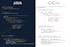 write codes in c, cpp and java