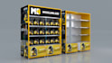 design unique product display for visual merchandising