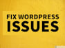 fix wordpress website error, bugs